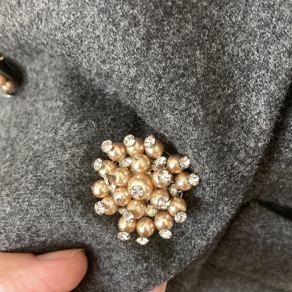 Carolyne Roehm Vintage Union Made Wool Coat For Neiman Marcus Size 8 - Picture 8 of 16